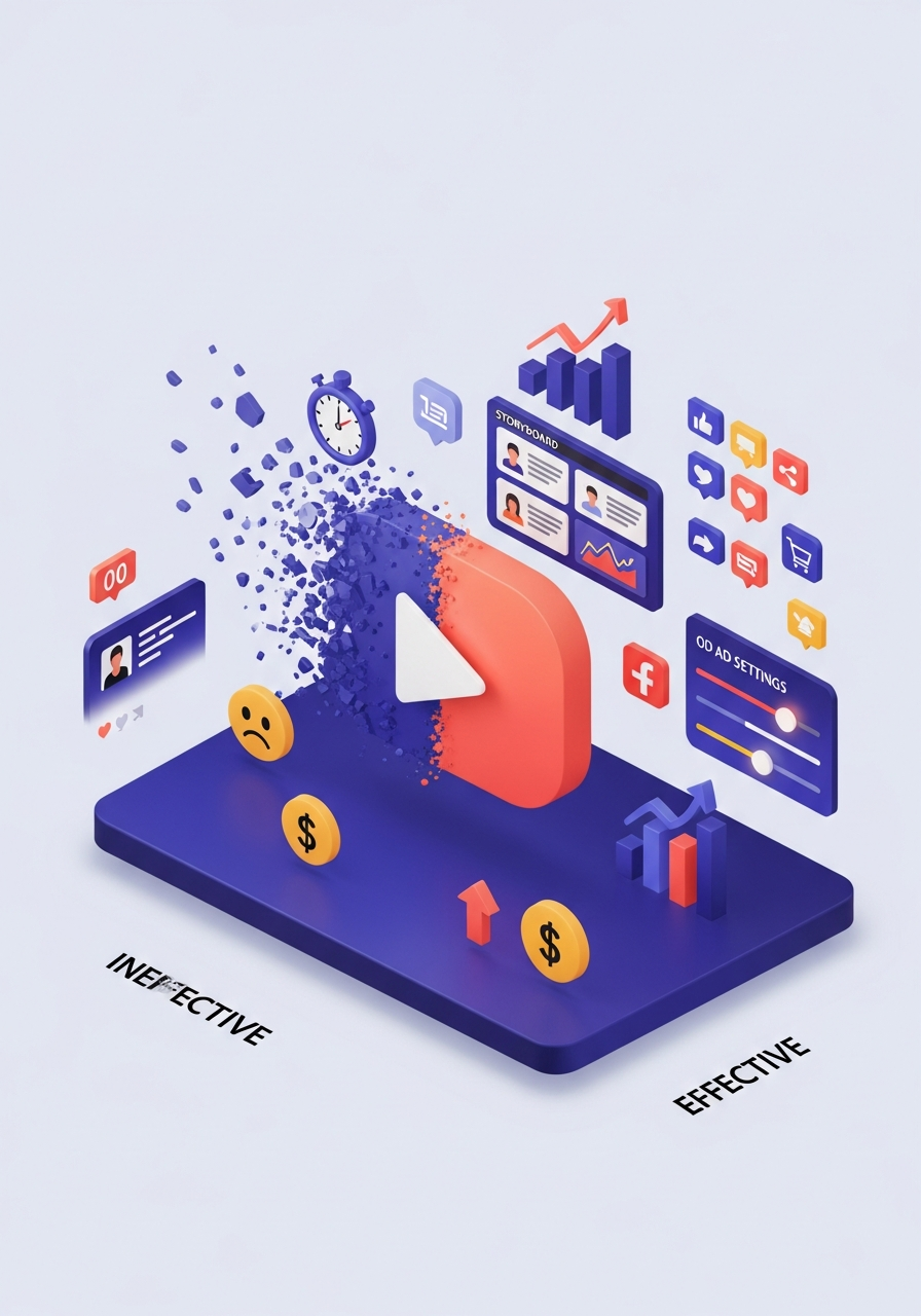 Çektiğiniz Videolar Reklamda Neden İşe Yaramıyor? İzlenmeyi Satışa Çeviren 4 Kritik Kurgu ve Reklam Ayarı