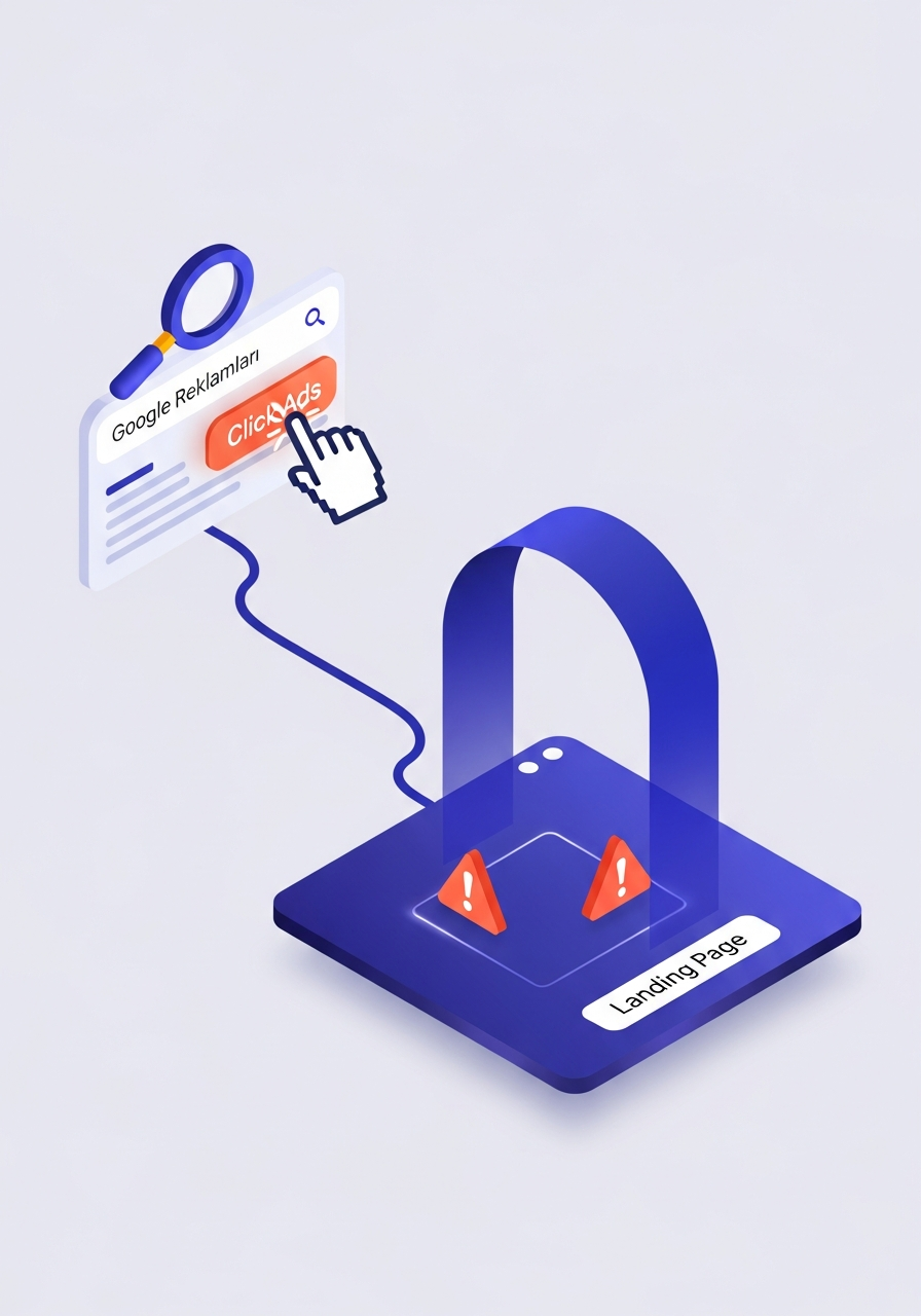 Google Reklamlarından Gelen Tıklamalar Neden Satışa Dönmüyor? Açılış Sayfanızdaki 3 Kritik Hata