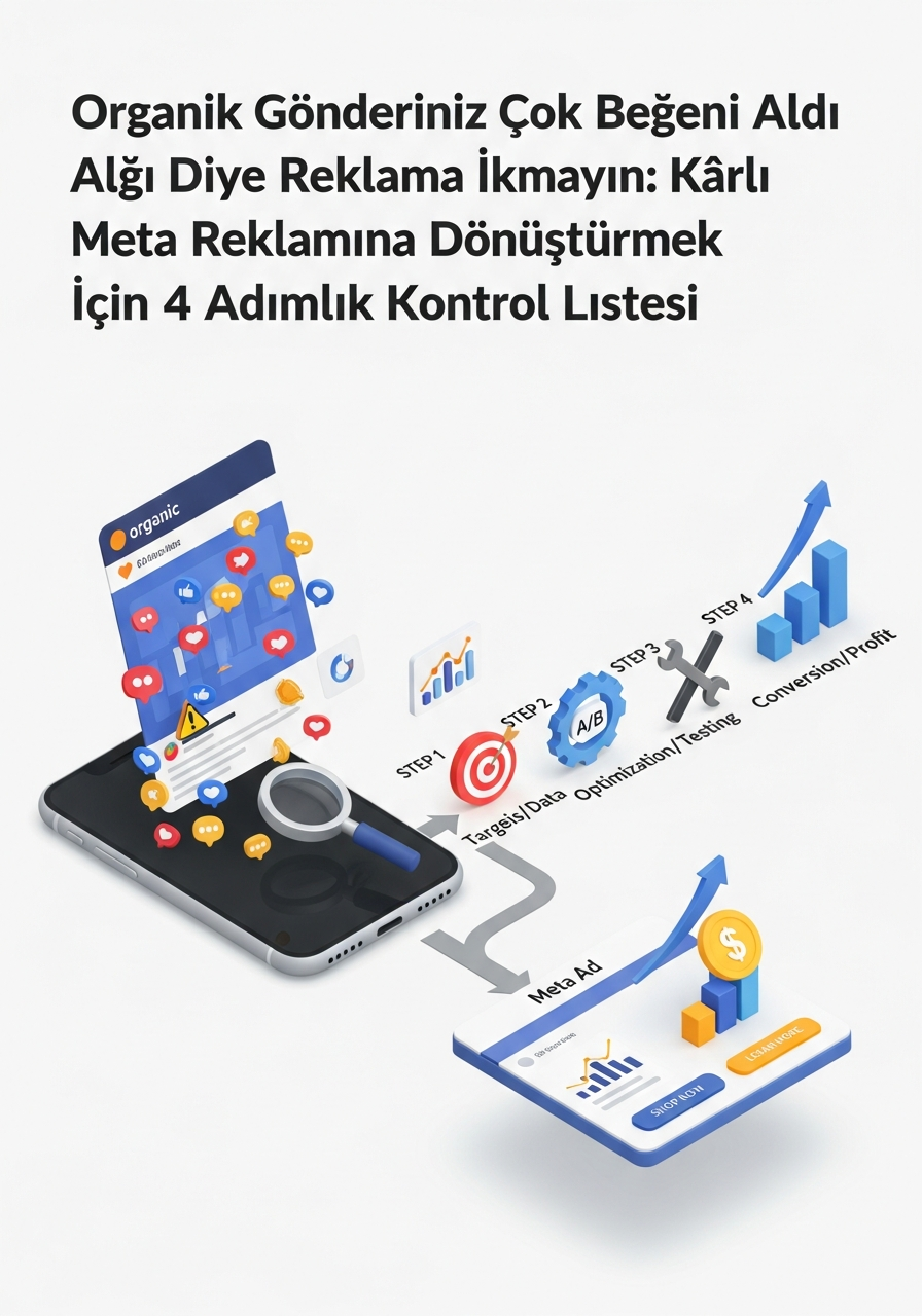 Organik Gönderiniz Çok Beğeni Aldı Diye Reklama Çıkmayın: Kârlı Bir Meta Reklamına Dönüştürmek İçin 4 Adımlık Kontrol Listesi