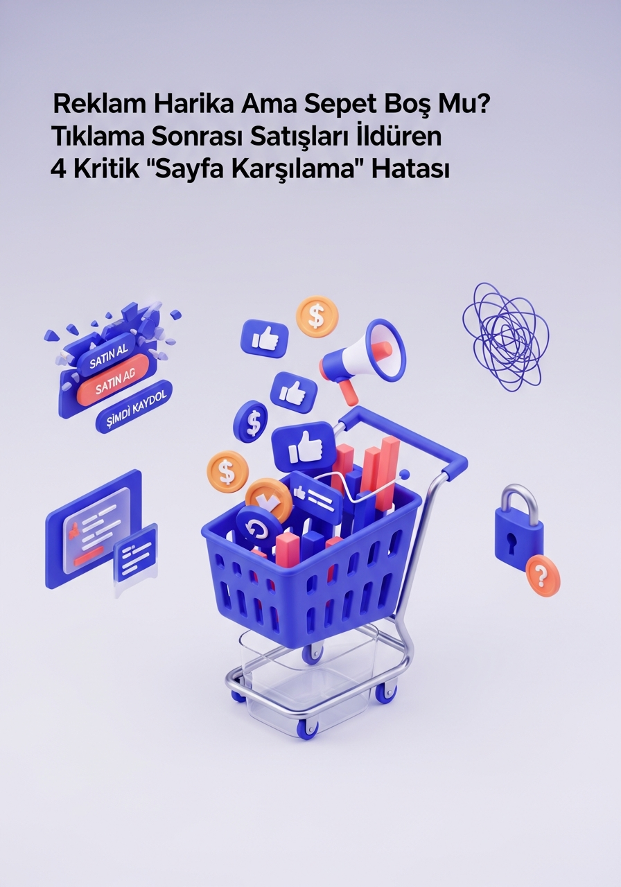 Reklam Harika Ama Sepet Boş mu? Tıklama Sonrası Satışları Öldüren 4 Kritik 